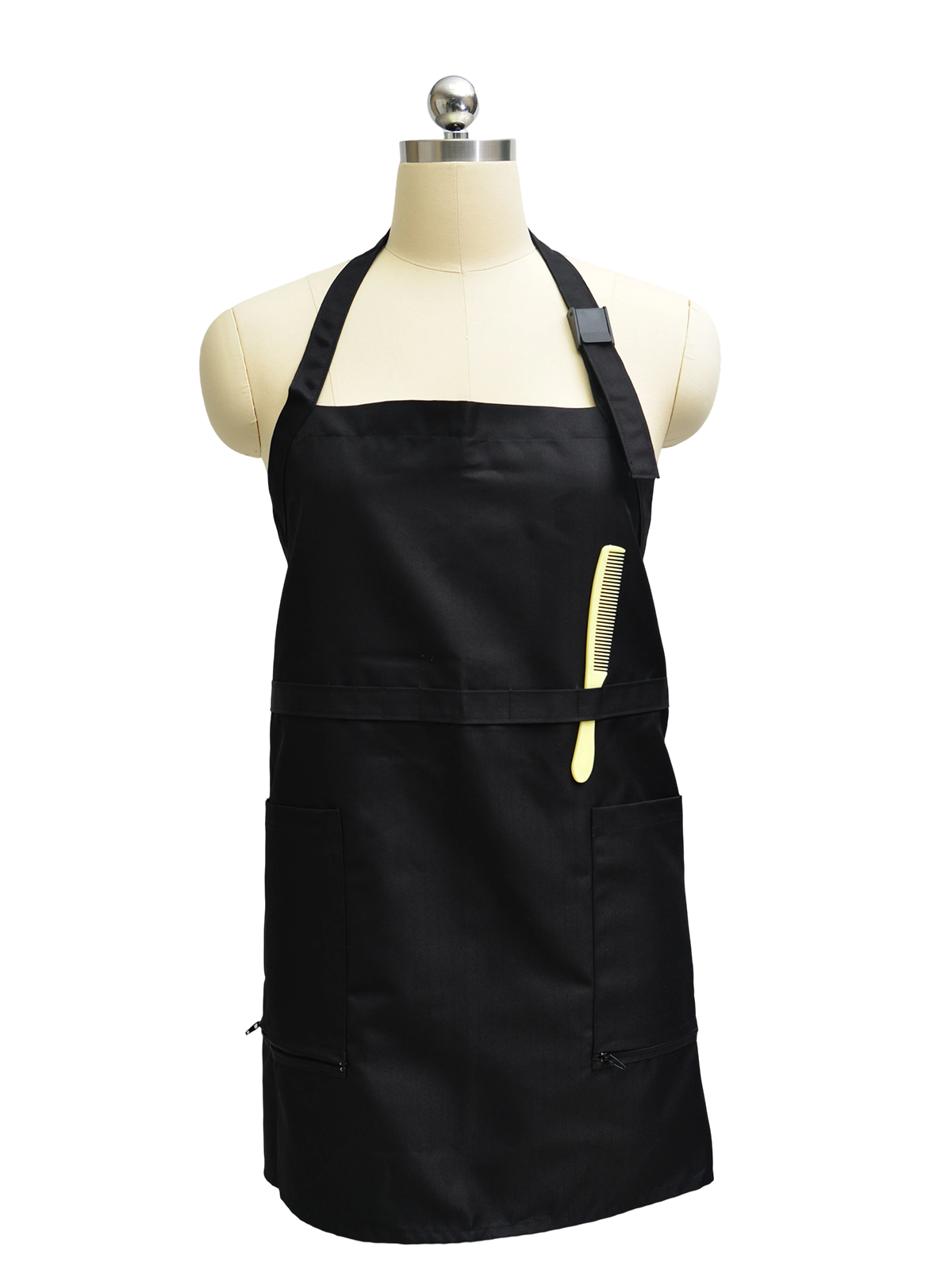 Black stylist apron B1092 3 Black stylist apron B1092 3