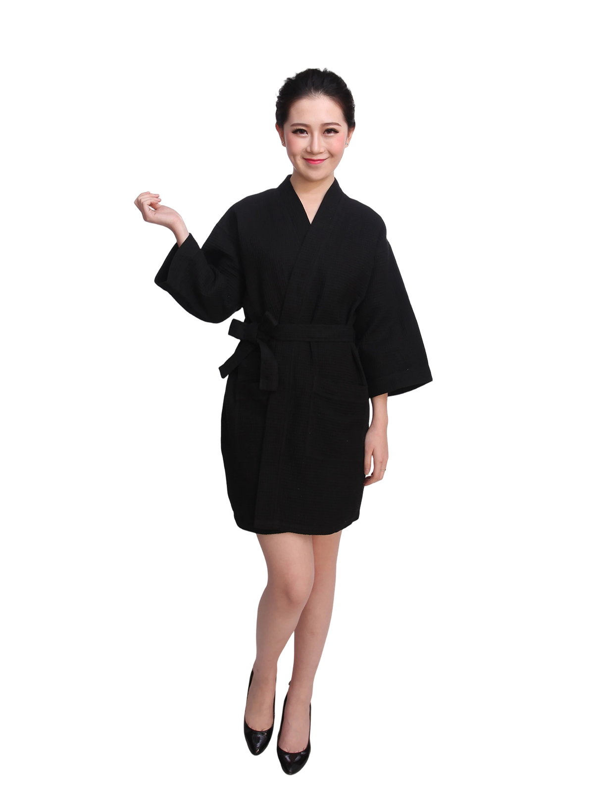 Black spa Robe A1033 5 Black spa Robe A1033 5