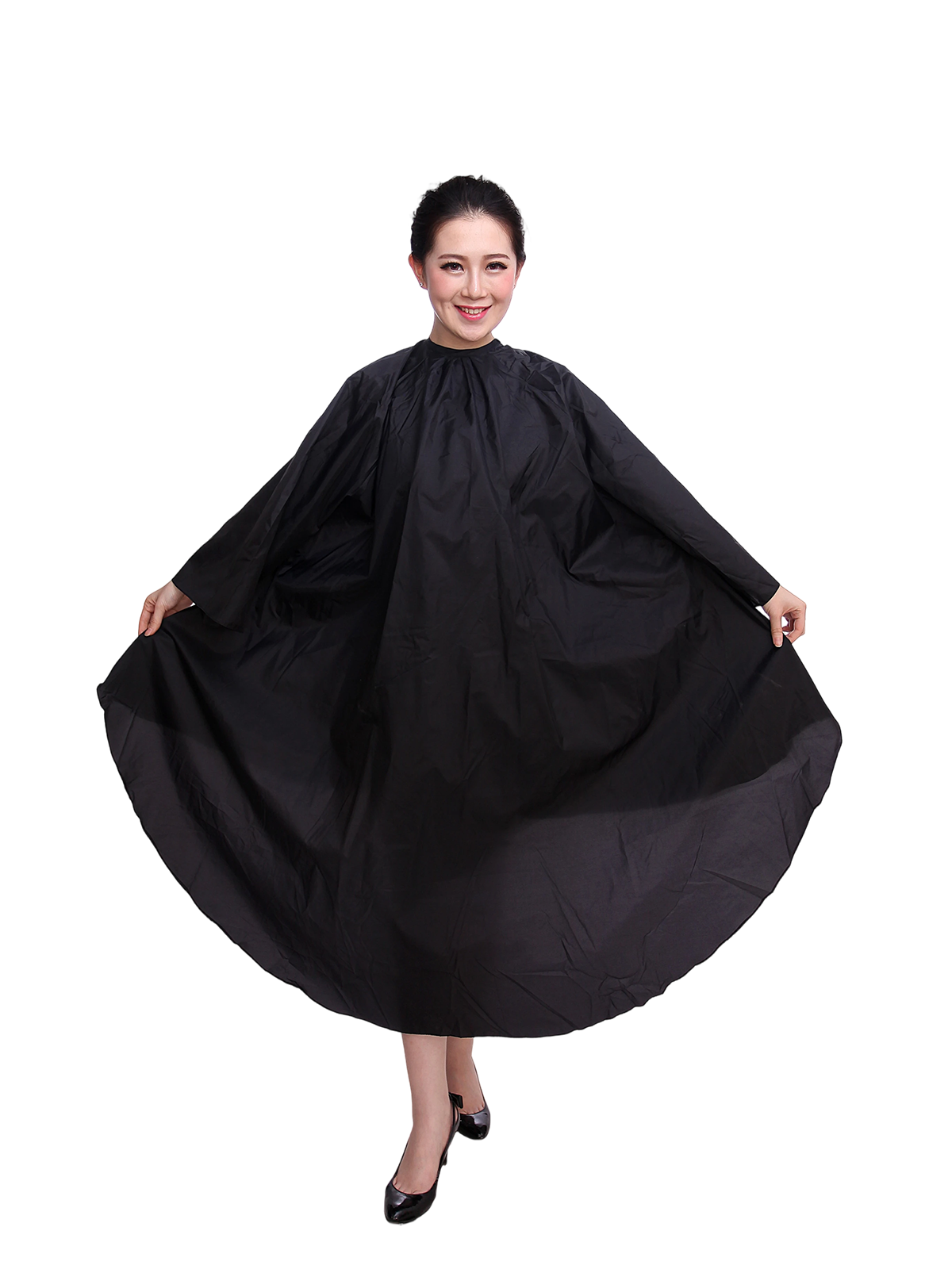 Plus Size Chemical cape with sleeves