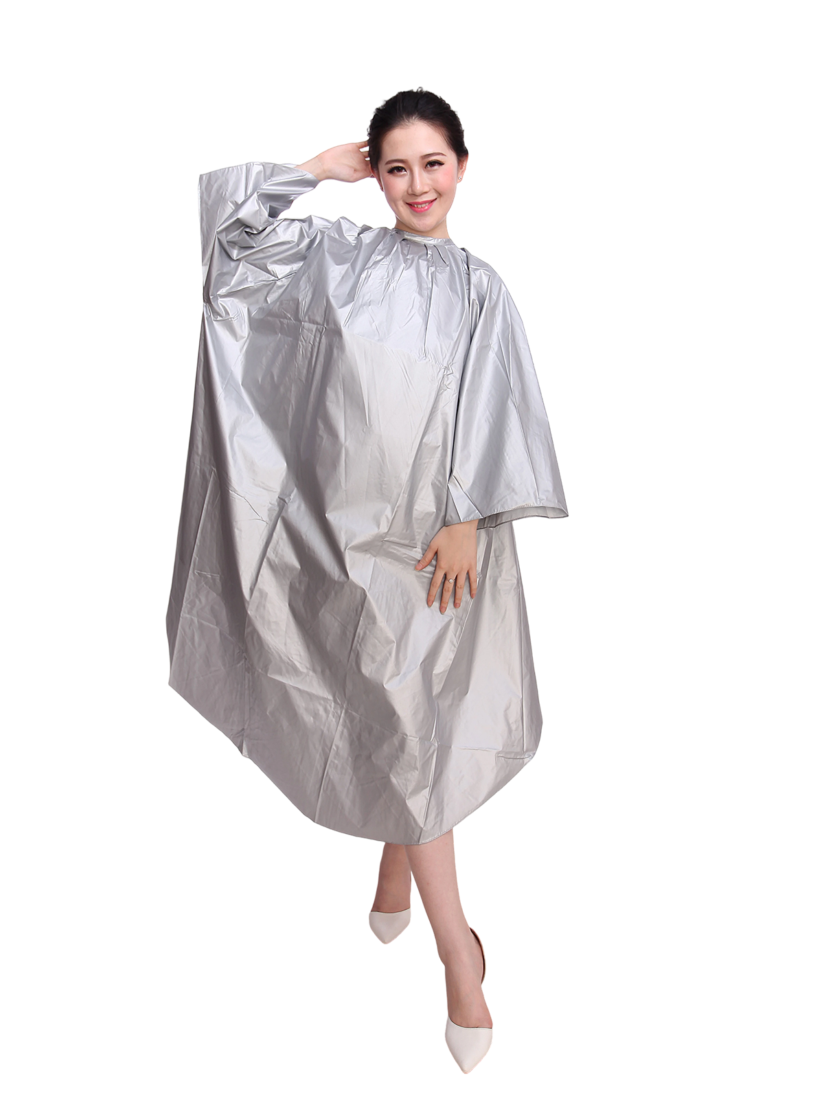 Plus Size Chemical cape with sleeves