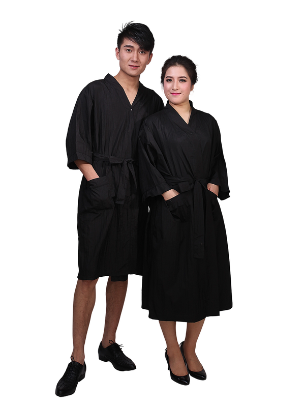 Unisex salon client robe