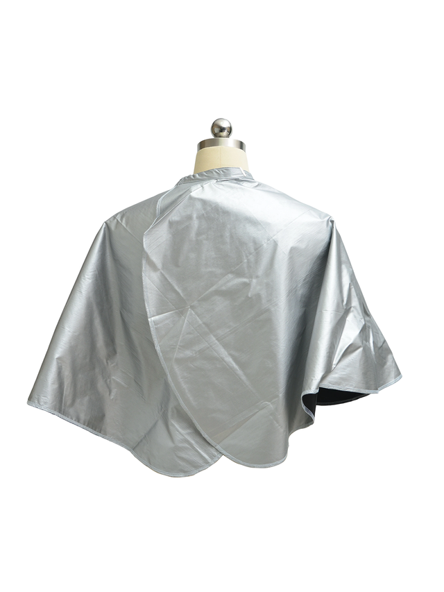 Silver make up cape