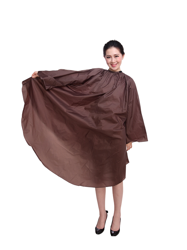 Plus Size Chemische cape met mouwen
