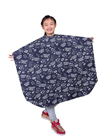 Cartoon print kids haircut cape F1031主图 1.png