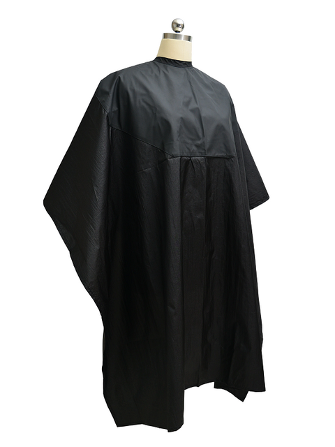 Cape de salon professionnelle imperm&eacute;able et r&eacute;sistante aux produits chimiques, r&eacute;sistante &agrave; l'eau de Javel, avec bavoir en PU renforc&eacute;