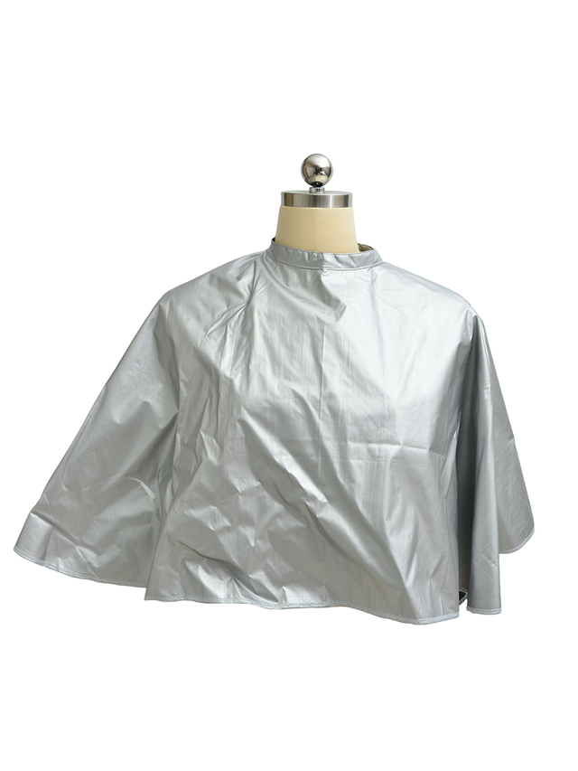 Silver make up cape