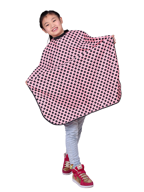 Dot print kids hair cutting cape F1011 3.png