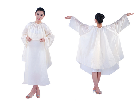 White Styling cape with sleeves A1081.png