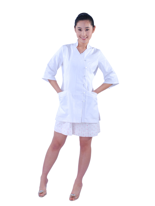 Professionelle Kosmetikerin-Uniform