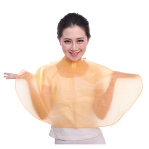 Waterproof PEVA Shampoo Capes for Professional Salon Hair Washing