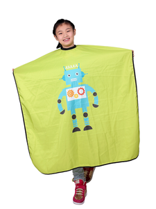 Robot kids salon cape