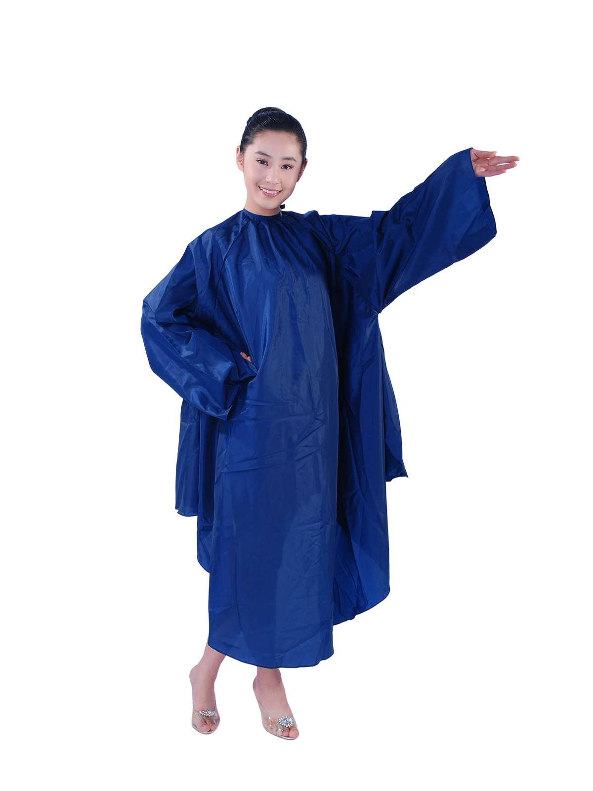 Plus Size Chemical cape with sleeves