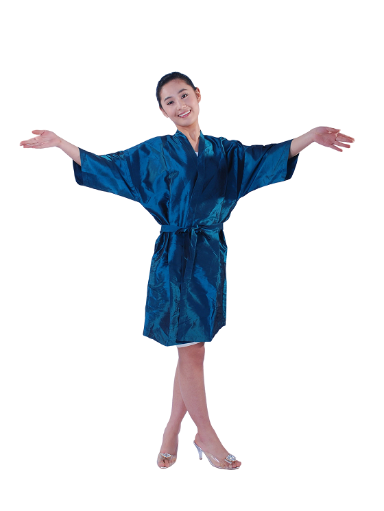 Iridescent client robe 