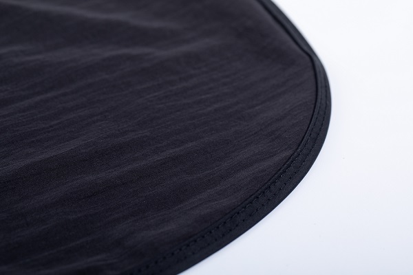 double-needle stiching edge