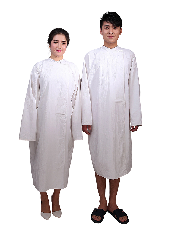 Unisex client Robe- Unisex client Robe with long sleeves