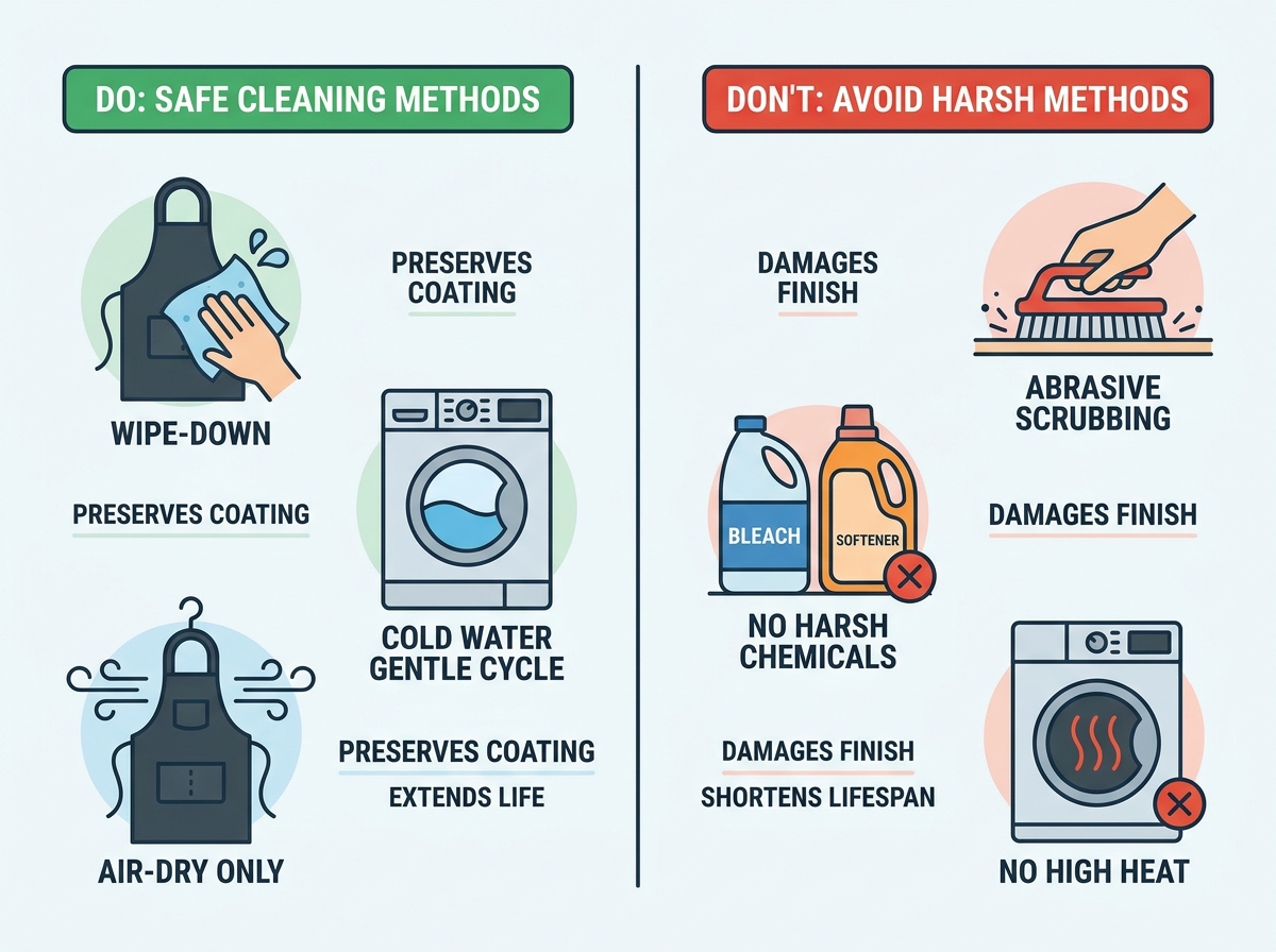 Stylist apron care