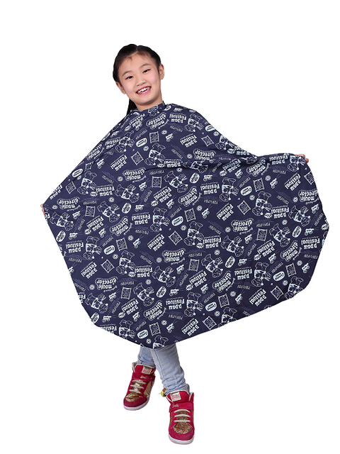 Capa de barbero de corte de pelo unisex para ni&ntilde;os
