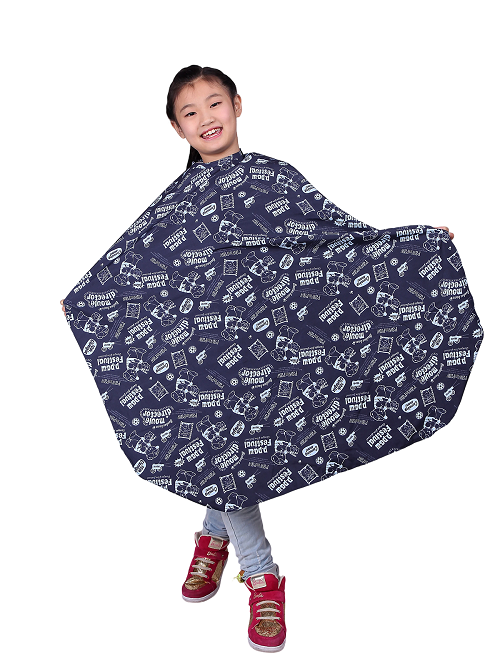 Unisex kids haircut barber cape